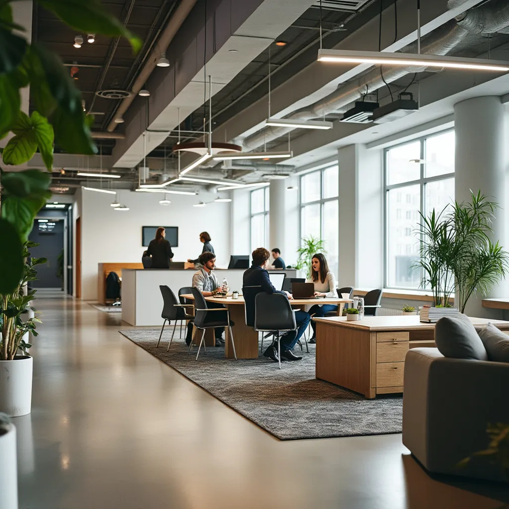 Oficina moderna y colaborativa